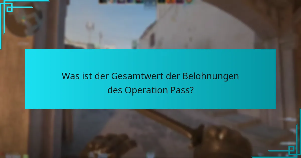 Wie erhalten Spieler Belohnungen aus dem Operation Pass?