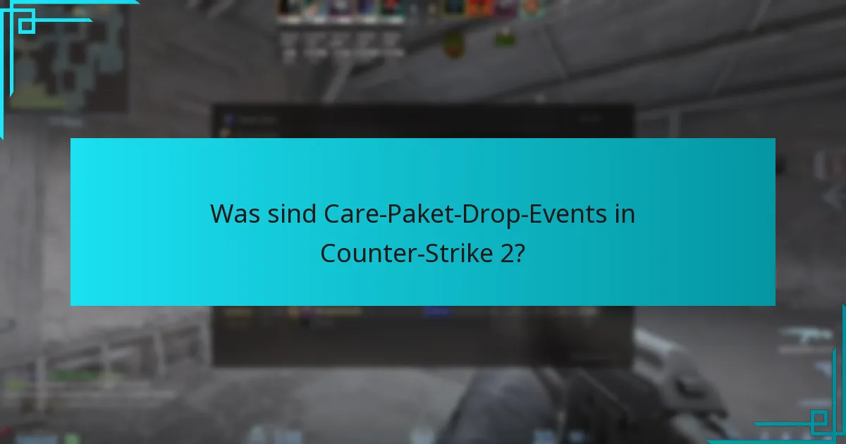 Welche Gegenstände sind in Care-Paketen enthalten?
