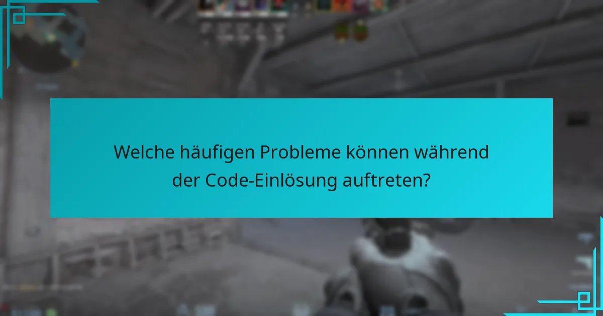 Welche häufigen Probleme können während der Code-Einlösung auftreten?