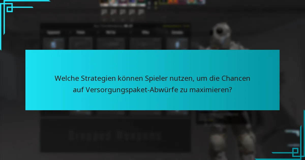 Wie vergleichen sich Versorgungspaket-Abwürfe mit ähnlichen Systemen in anderen Spielen?