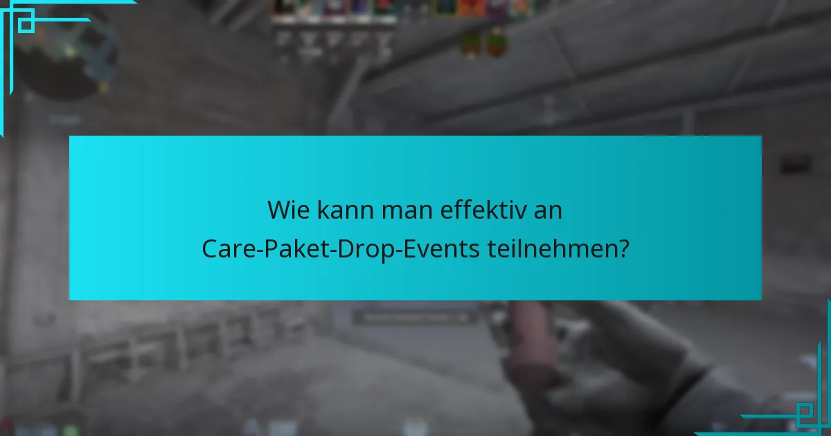 Wie sind die Reaktionen der Community auf Care-Paket-Drop-Events?