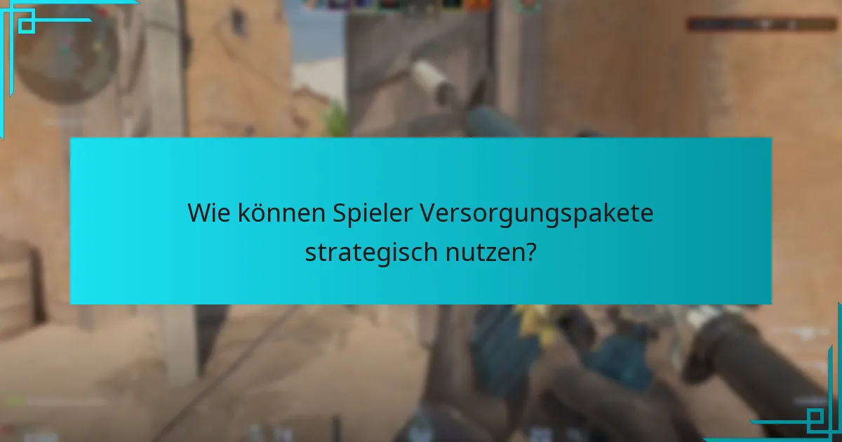 Wie vergleicht sich die Frequenz der Versorgungspaketabwürfe mit anderen Spielen?